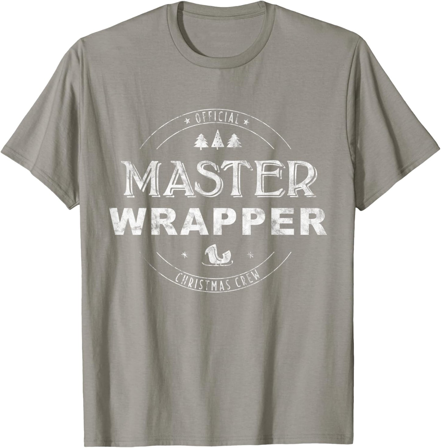Master Wrapper Christmas Crew - Red T-Shirt - T-Shirt | Sand