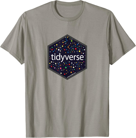 Tidyverse Hex - R Rstudio #rstats T-Shirt - T-Shirt | Sand