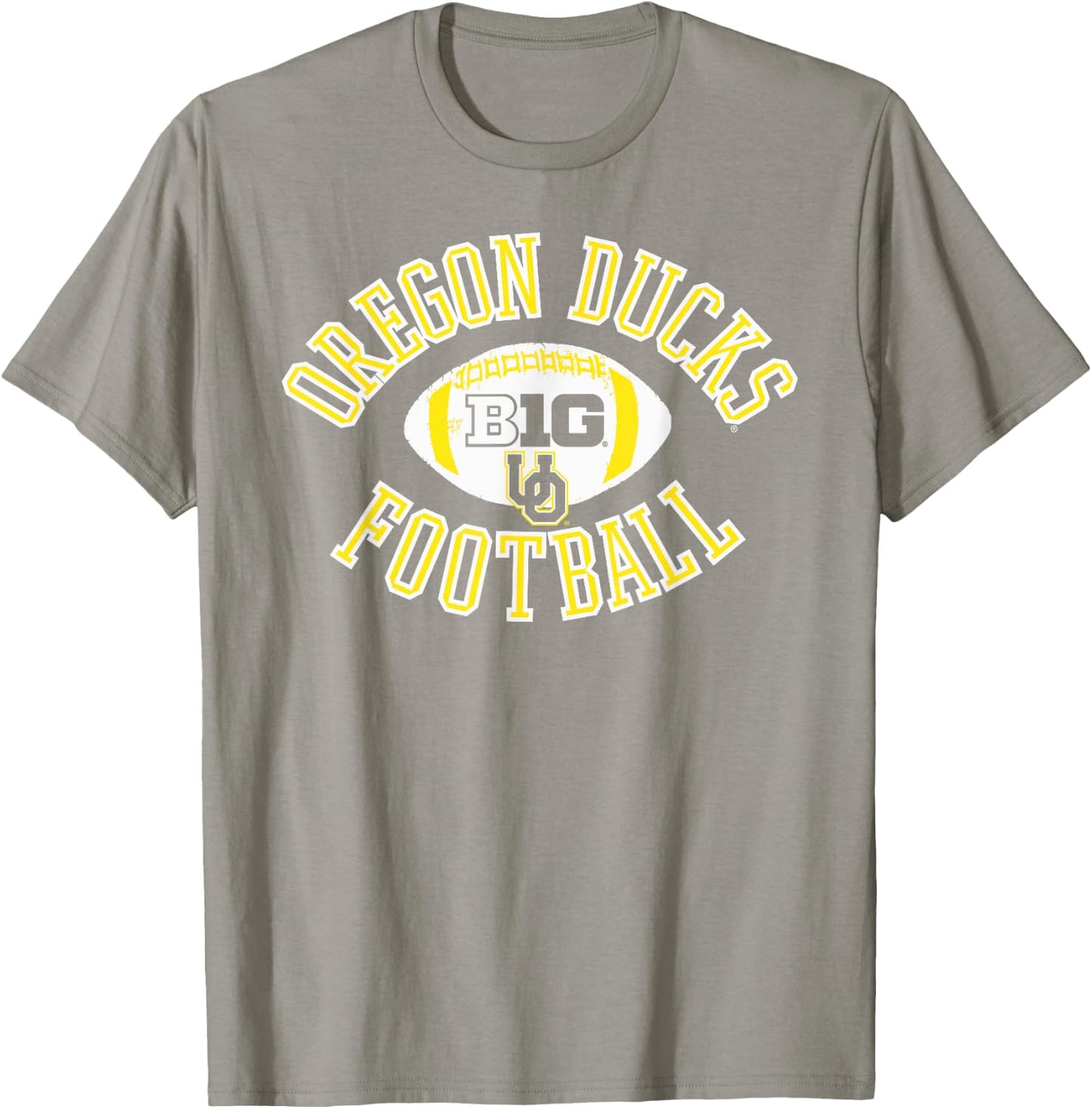 Oregon Ducks Big 10 Football Huddle Green T-Shirt - T-Shirt | Sand