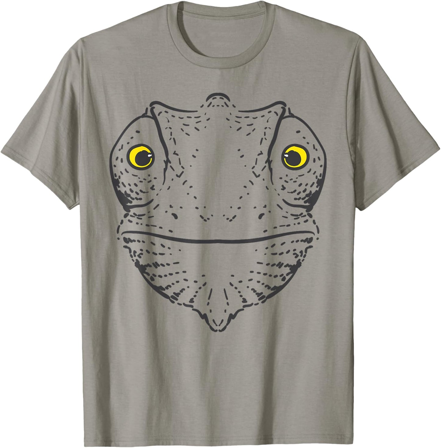 Chameleon Face Funny Lazy DIY Costume Easy Halloween T-Shirt - T-Shirt | Sand
