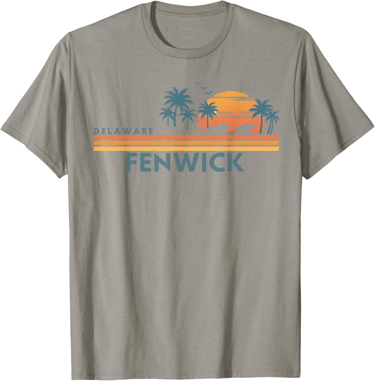 Fenwick Island Delaware Summer Vacation Vintage 70's T-Shirt - T-Shirt | Sand