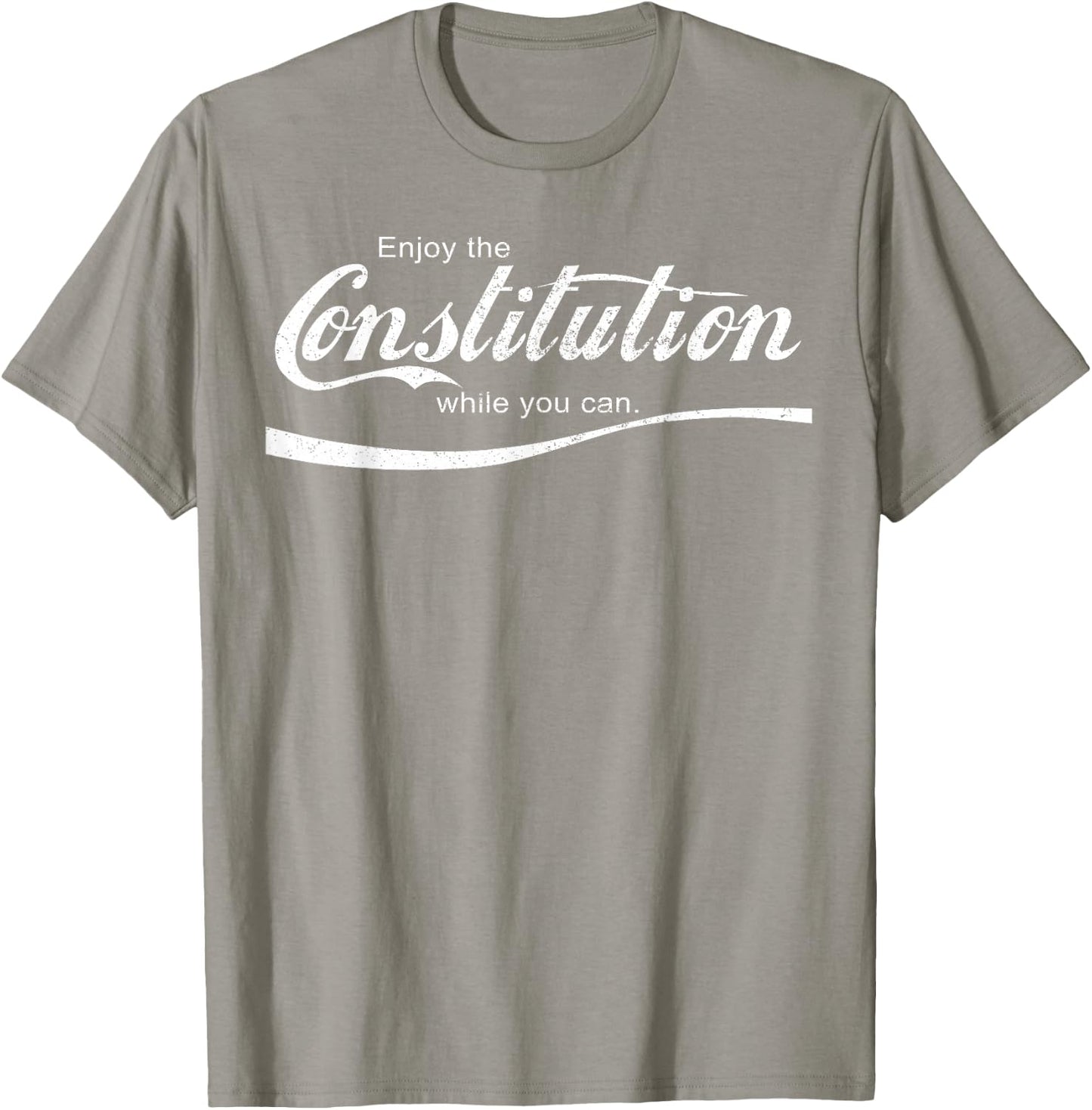 Enjoy The Constitution While You Can - Red Resist T-Shirt - T-Shirt | Sand