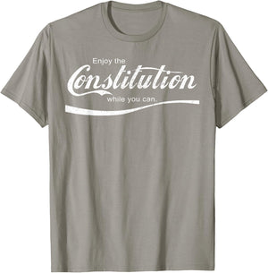 Enjoy The Constitution While You Can - Red Resist T-Shirt - T-Shirt | Sand