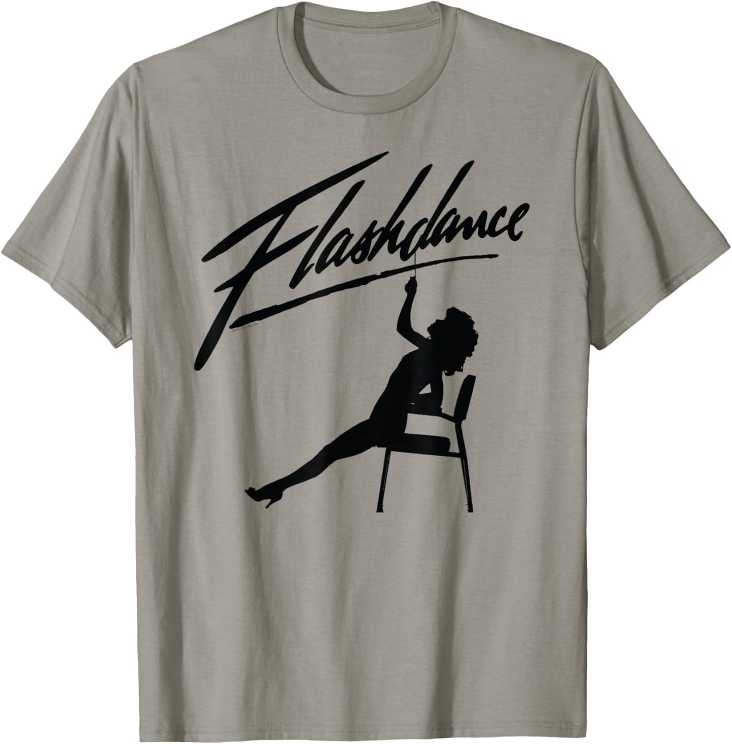 Flashdance Maniac Dance Silhouette and Logo Vintage Movie T-Shirt - T-Shirt | Sand