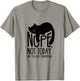 Cat Motive Funny Fun Retro Nope Not Today T-Shirt - T-Shirt | Sand