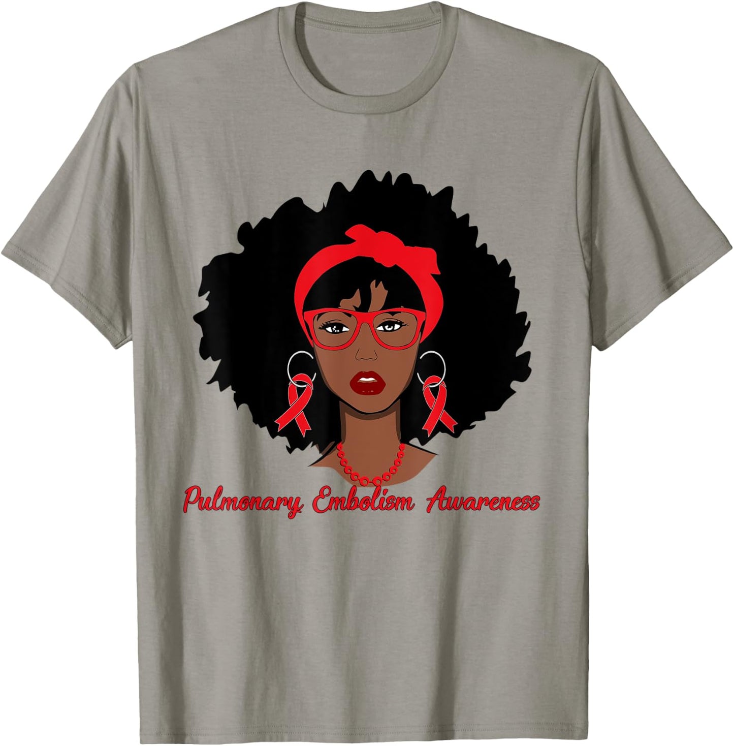 Pulmonary Embolism Black Girl T-Shirt - T-Shirt | Sand