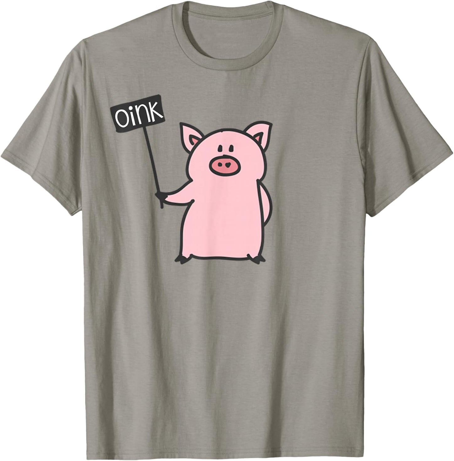 Cute Pig Oink & Piggy Pajama Piglet T-Shirt - T-Shirt | Sand