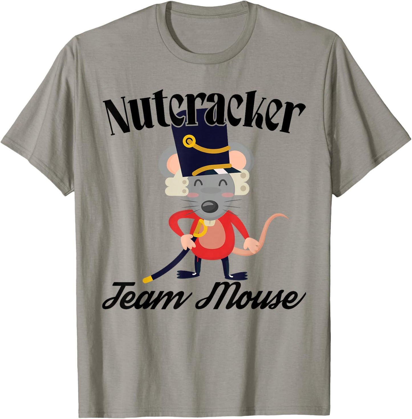 Funny Nutcracker Soldier Toy Christmas Dance Team Mouse T-Shirt - T-Shirt | Sand