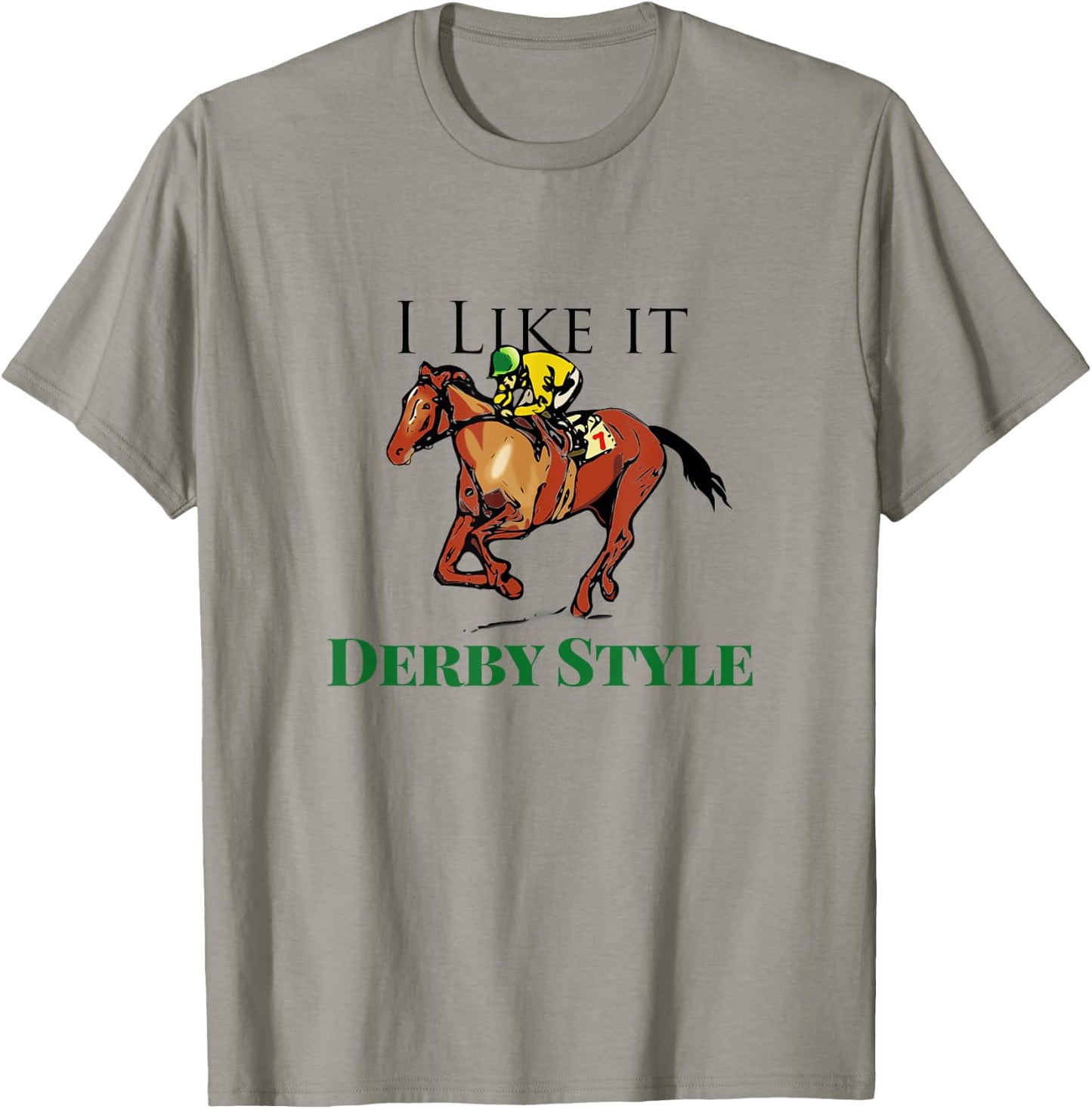 Funny Derby Horse Shirt T-Shirt - T-Shirt | Sand