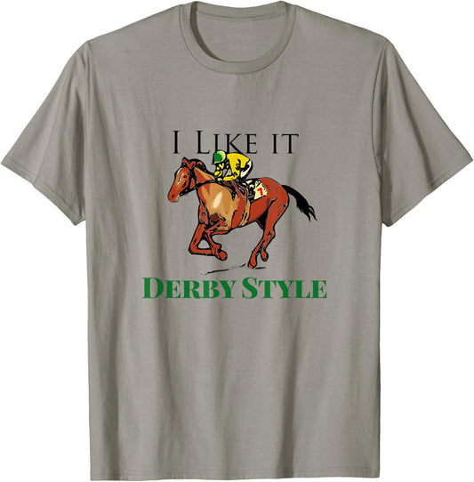 Funny Derby Horse Shirt T-Shirt - T-Shirt | Sand