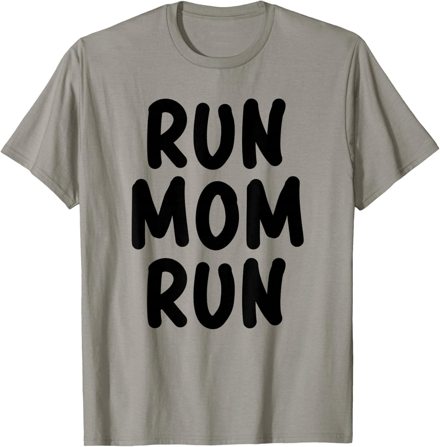 Funny Run Mom Marathon 5k Family Race Day Gift T-Shirt - T-Shirt | Sand