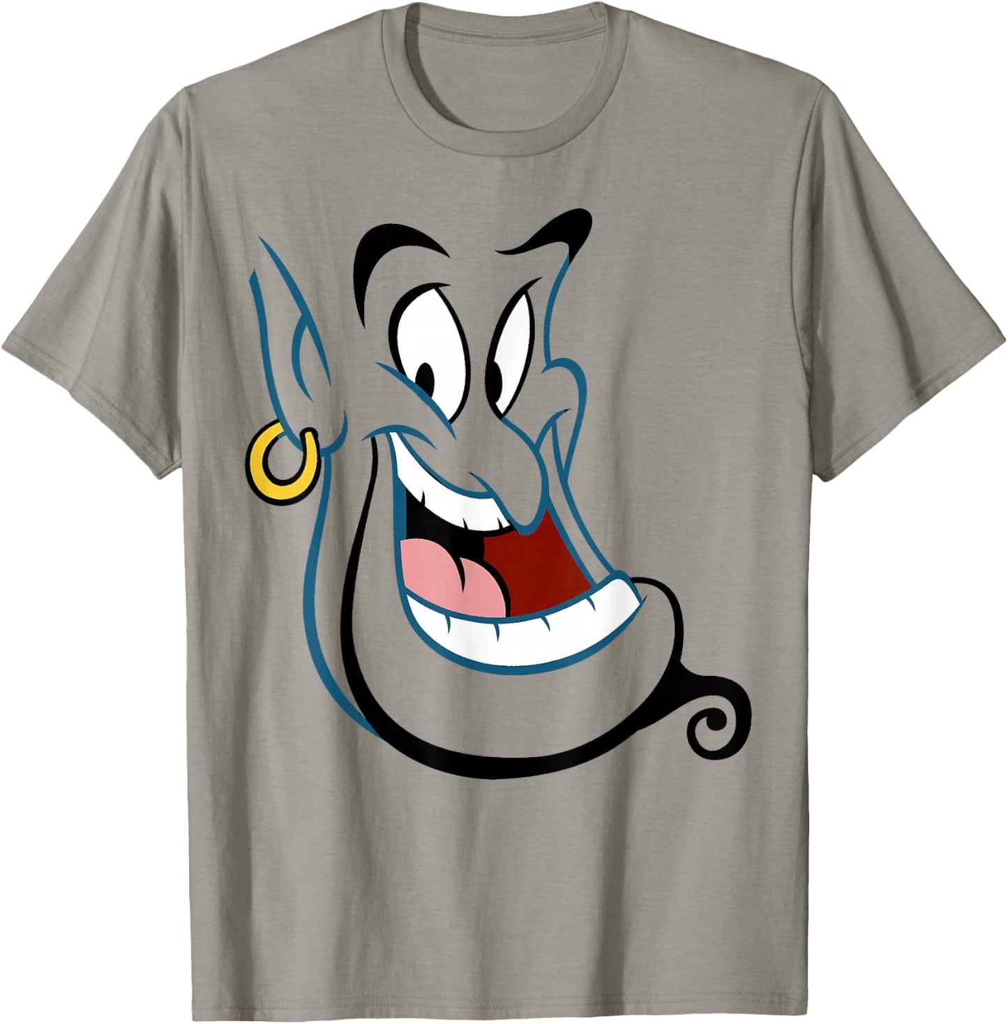 Disney Aladdin Genie Big Face Costume T-Shirt - T-Shirt | Sand