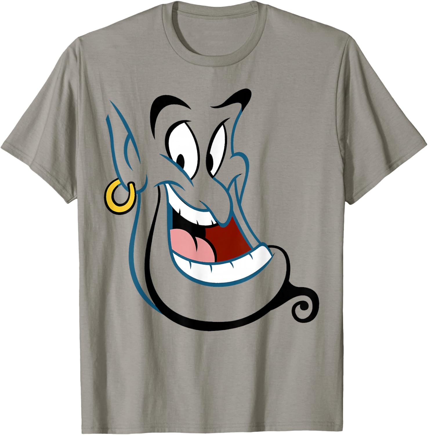 Disney Aladdin Genie Big Face Costume T-Shirt - T-Shirt | Sand