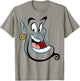 Disney Aladdin Genie Big Face Costume T-Shirt - T-Shirt | Sand
