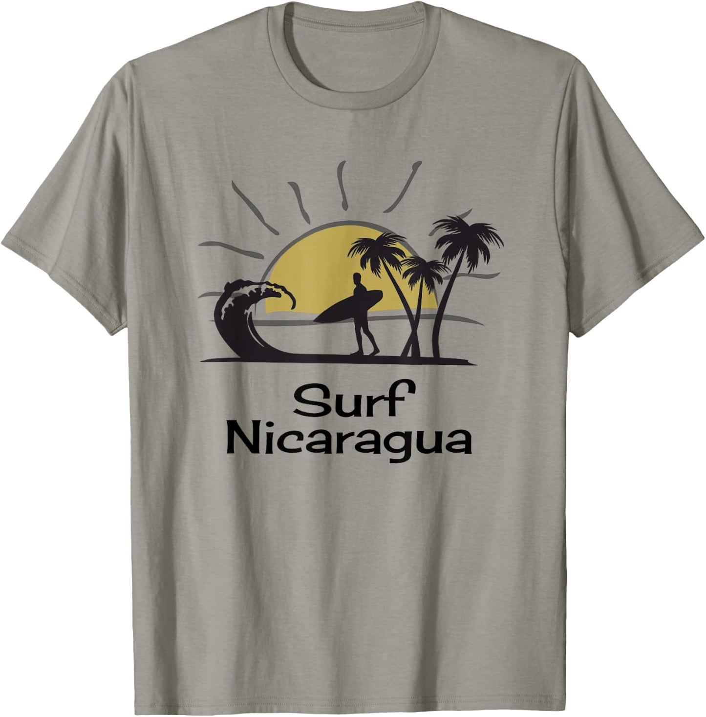 Surf Nicaragua T shirt Vacation Souvenir T-Shirt - T-Shirt | Sand