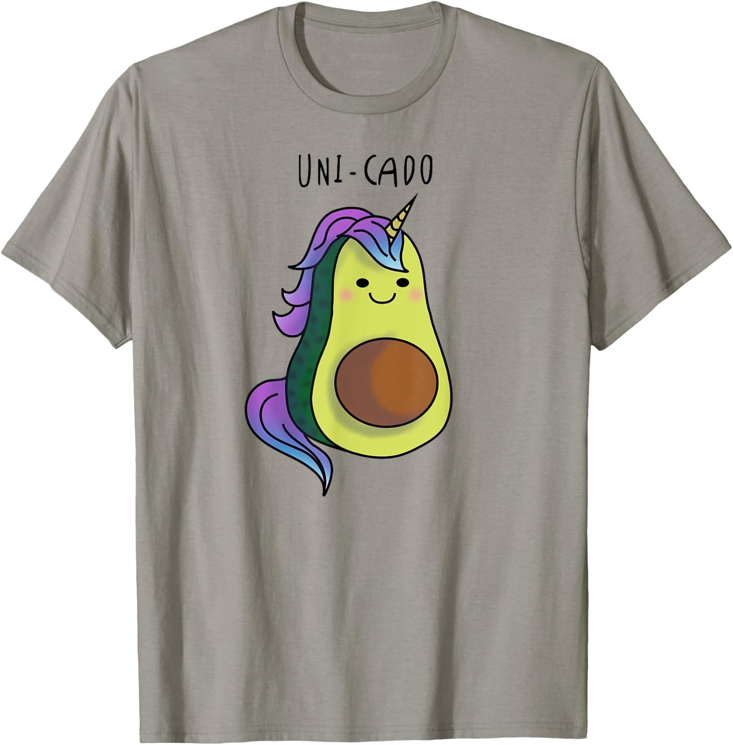 Uni Cado - Unicorn Avocado Vegan Birthday Christmas gift T-Shirt - T-Shirt | Sand