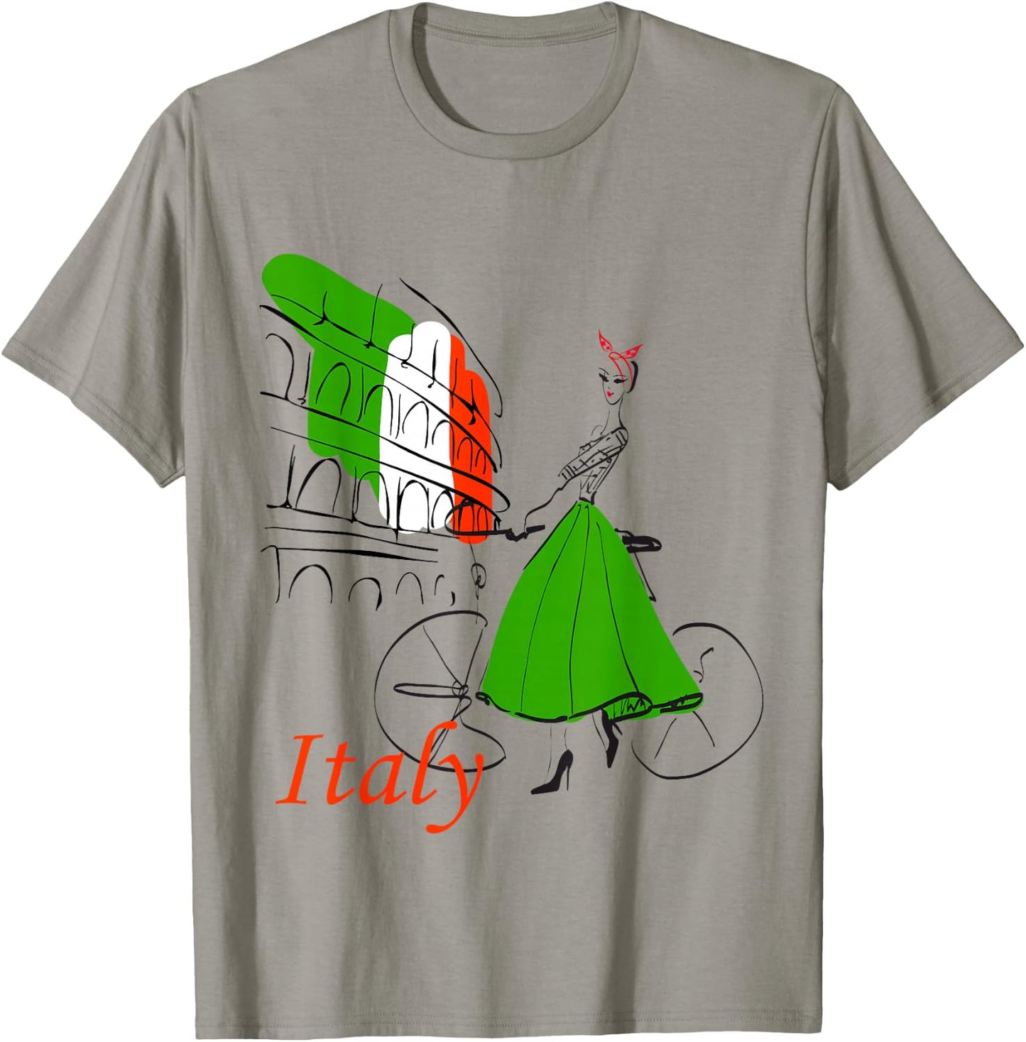Italy t Shirt, Rome Women,Women T-Shirt - T-Shirt | Sand
