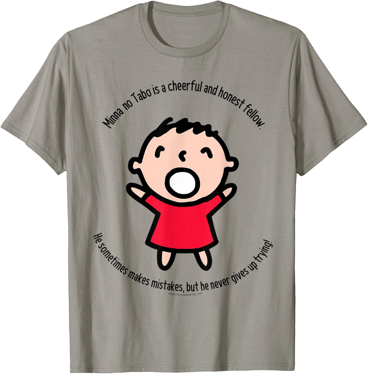 Sanrio Minna No Tabo Cheerful Shirt T-Shirt - T-Shirt | Sand