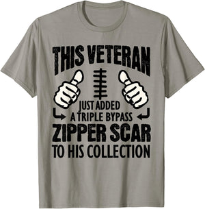 Heart Surgery Recovery Gift Veteran Triple Bypass Survivors T-Shirt - T-Shirt | Sand