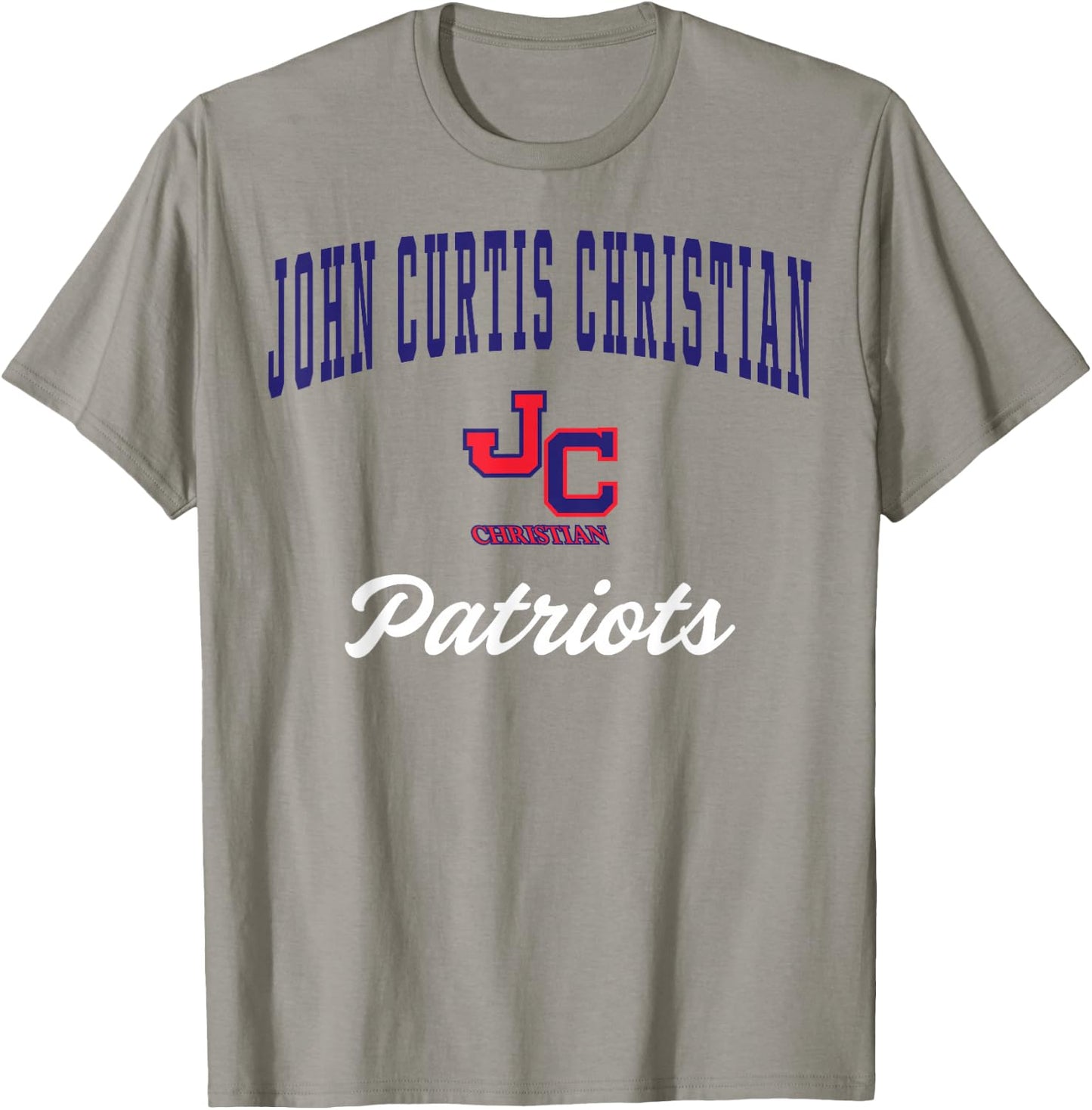 John Curtis Christian High School Patriots C3 T-Shirt - T-Shirt | Sand
