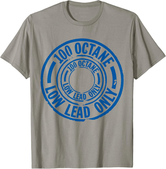 100LL General Aviation Pilot Flying Airplane T-Shirt - T-Shirt | Sand