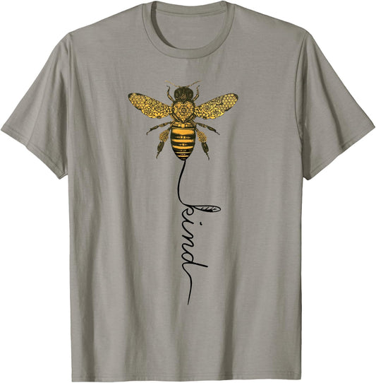 Cool Bee Kind Be Kind T Shirt Gift Men T-Shirt - T-Shirt | Sand