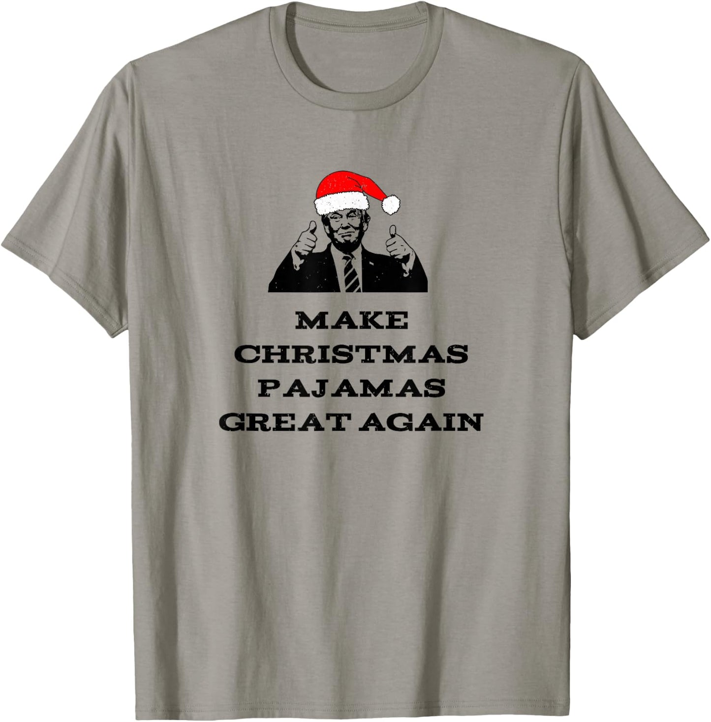 Trump Make Christmas Pajamas Great Again Political Vintage T-Shirt - T-Shirt | Sand