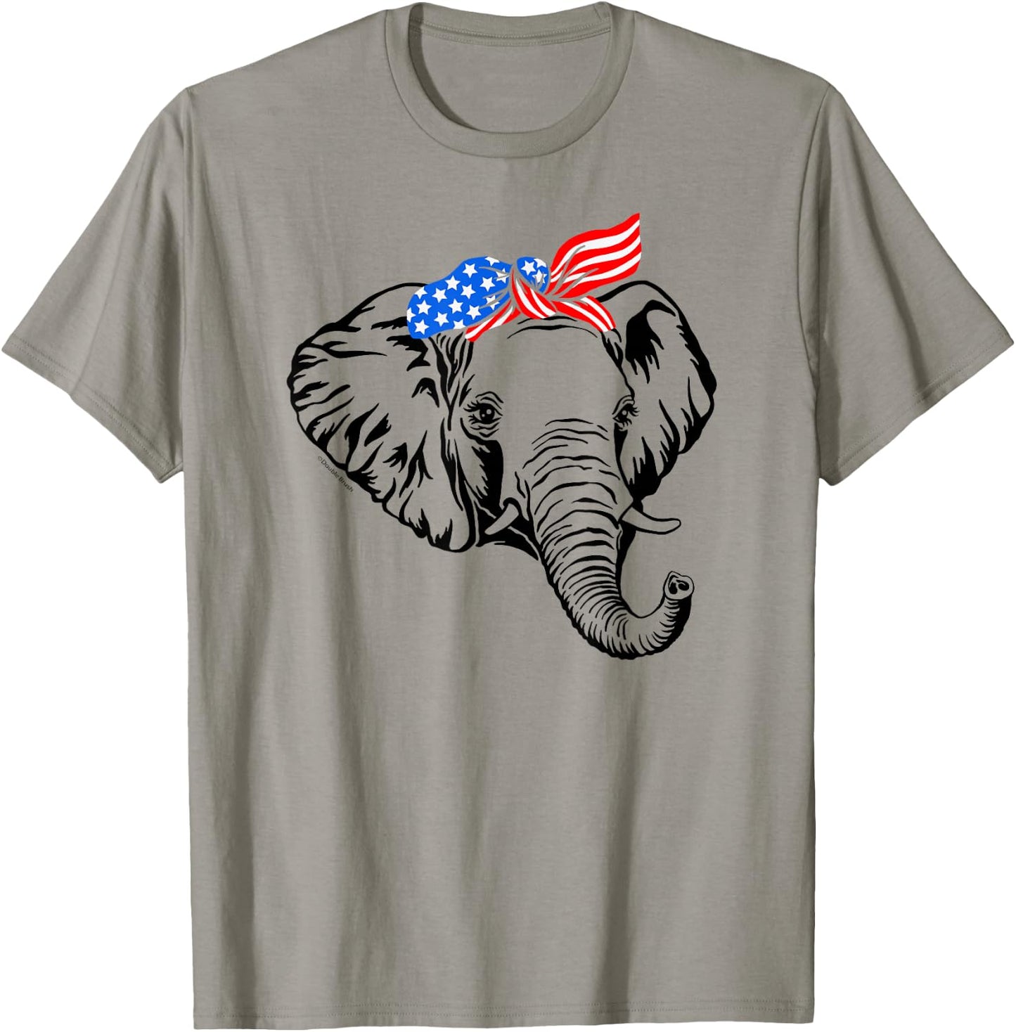 Patriotic Elephant July 4th Vote Republican Party Support T-Shirt - T-Shirt | Sand