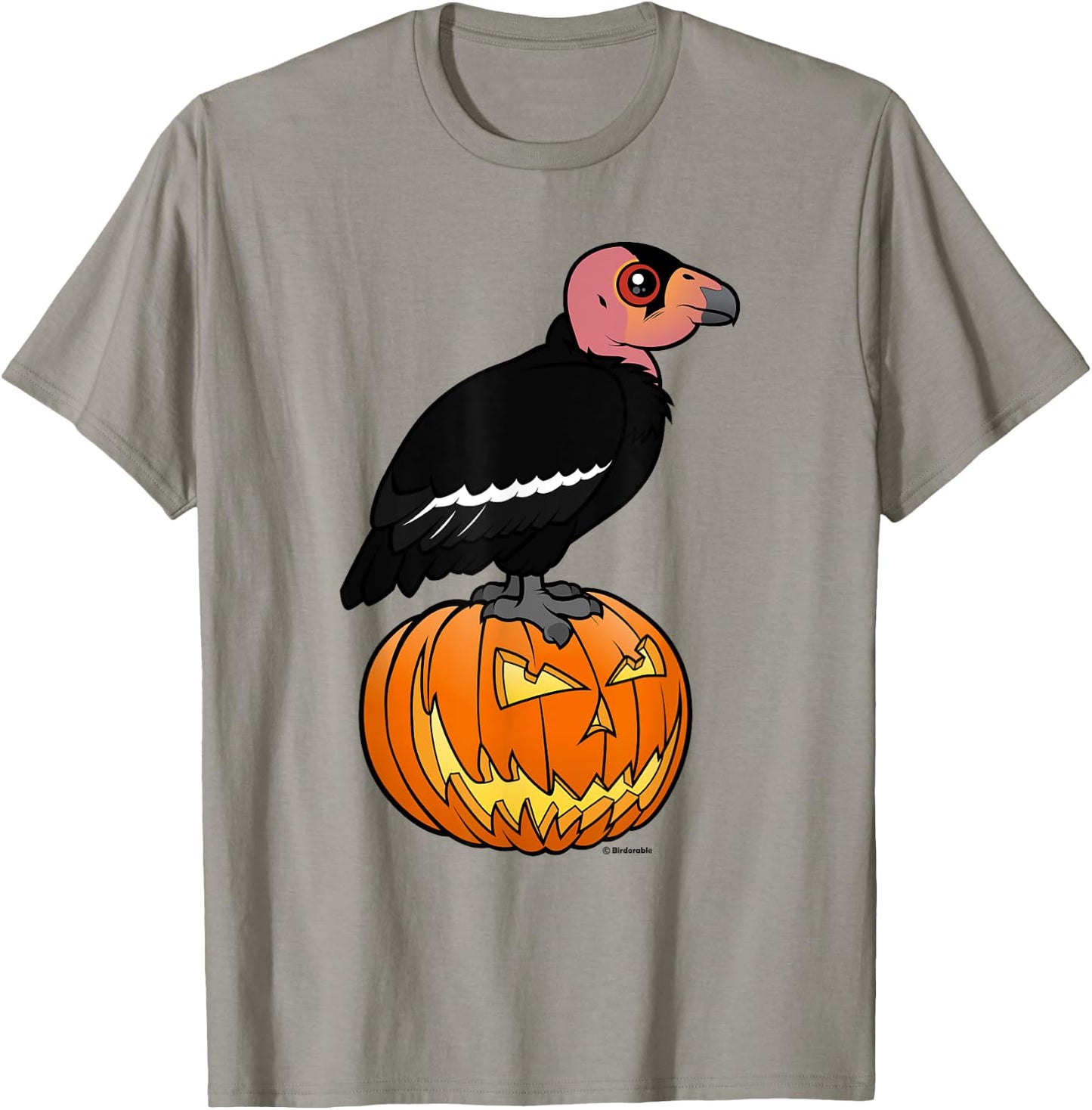 Funny California Condor Halloween Festive Birdorable Design T-Shirt - T-Shirt | Sand