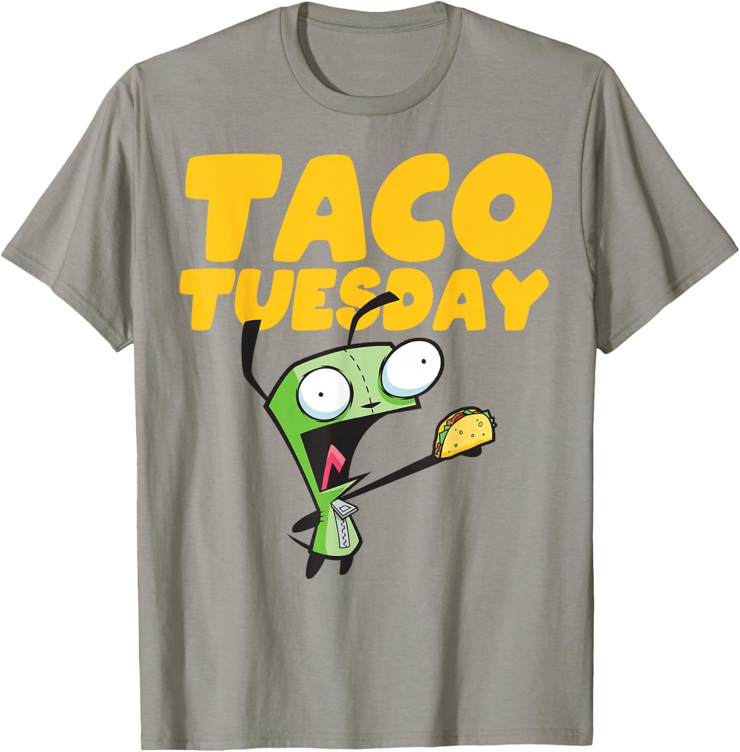 Invader Zim Gir Taco Tuesday! Portrait T-Shirt - T-Shirt | Sand
