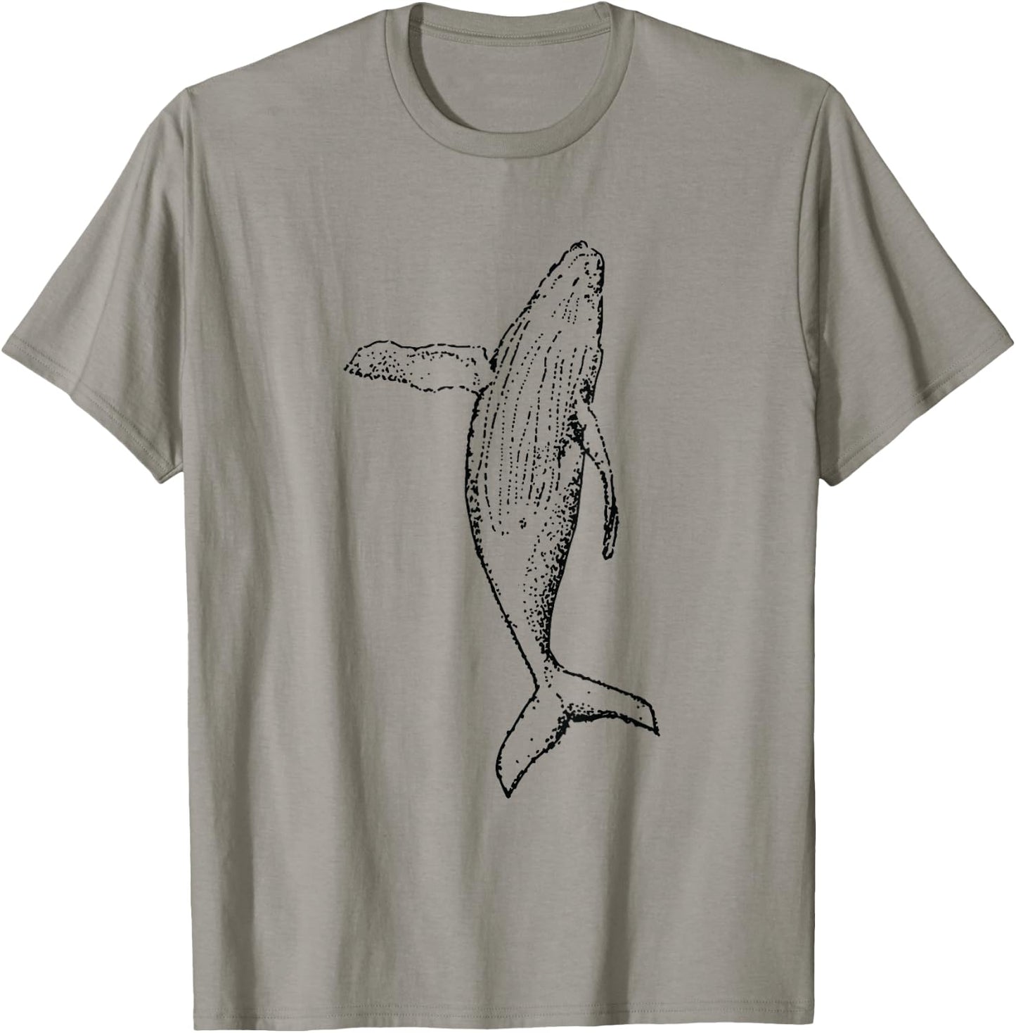 Humpback Whale | Playful And The Whales T-Shirt - T-Shirt | Sand