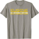Eugene Oregon Retro Vintage Weathered T-Shirt - T-Shirt | Sand