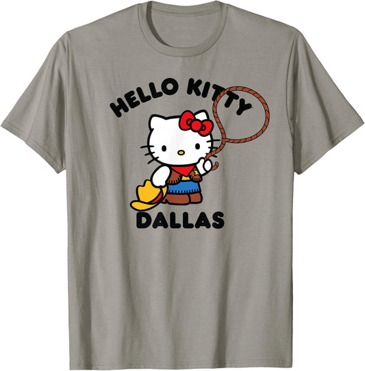 Hello Kitty Dallas Texas T-Shirt - T-Shirt | Sand
