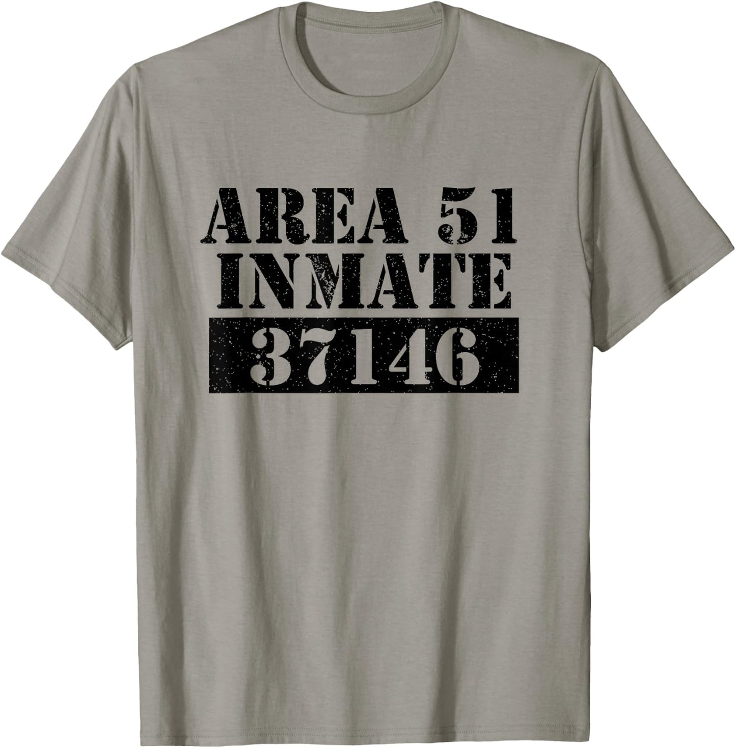 Area 51 Inmate Alien UFO T-Shirt - T-Shirt | Sand