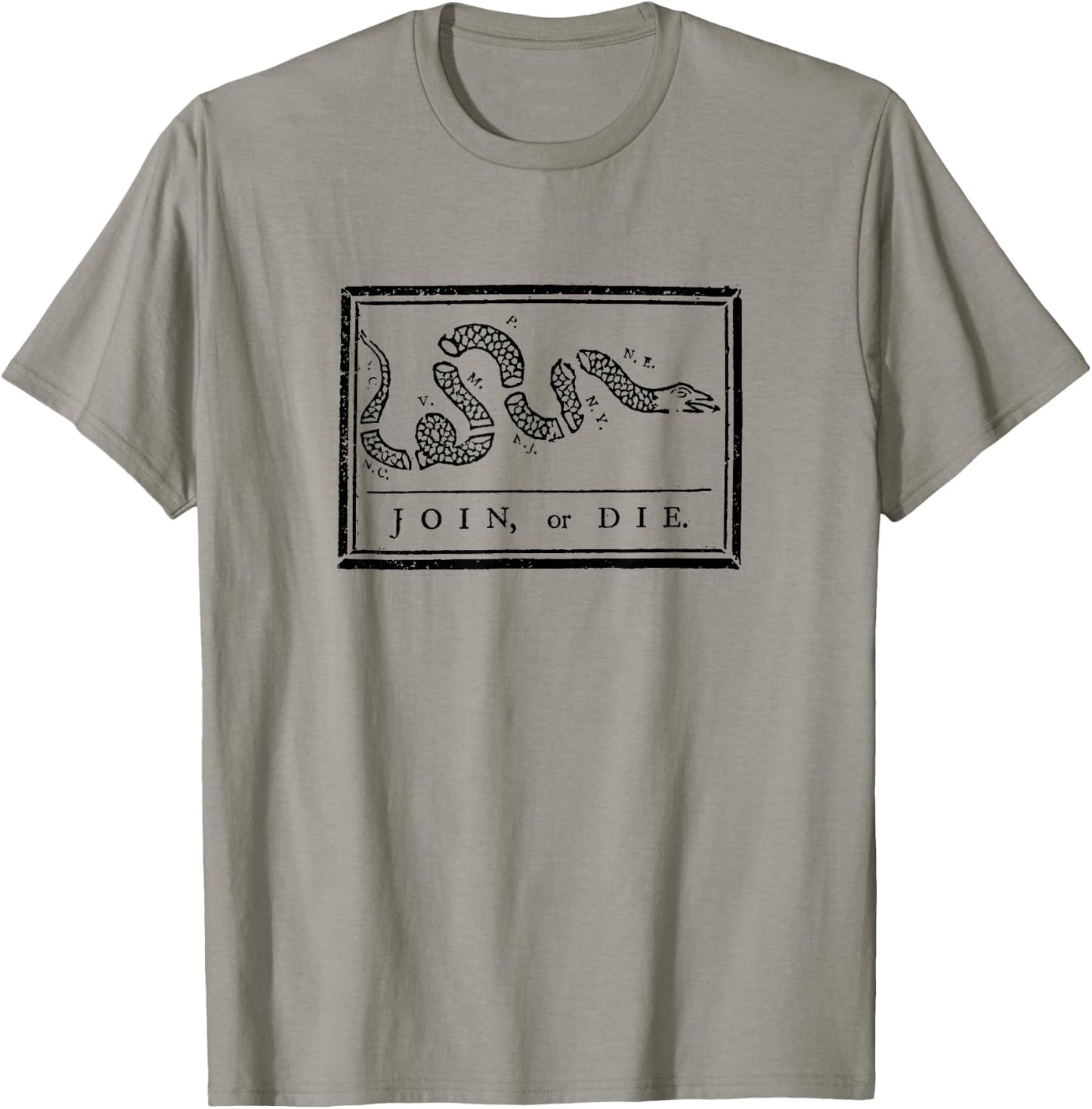 Ben Franklin - Join or Die T-Shirt - T-Shirt | Sand