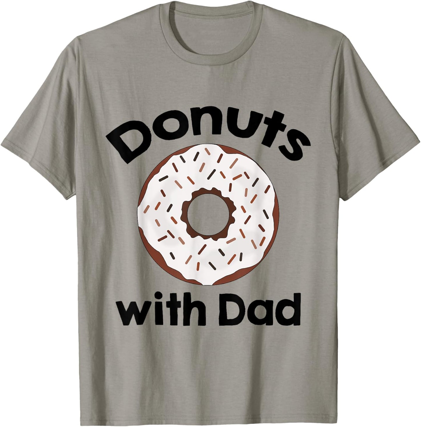 Donuts with Dad T-Shirt - T-Shirt | Sand
