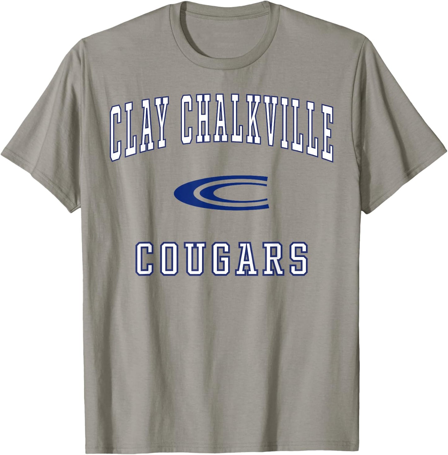 Clay Chalkville High School Cougars C1 T-Shirt - T-Shirt | Sand
