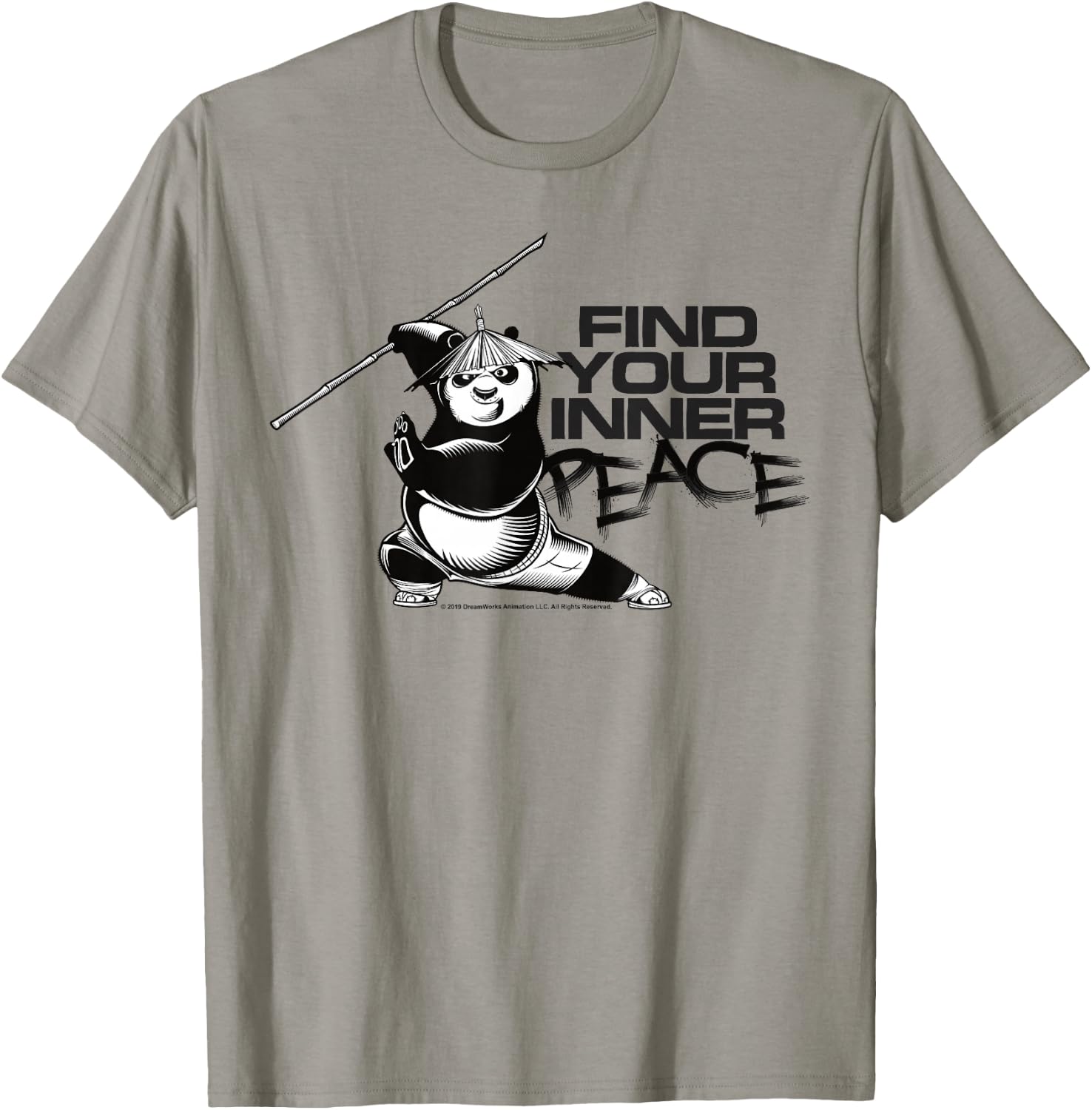 Kung Fu Panda Find Your Inner Peace Portrait T-Shirt - T-Shirt | Sand