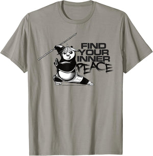 Kung Fu Panda Find Your Inner Peace Portrait T-Shirt - T-Shirt | Sand