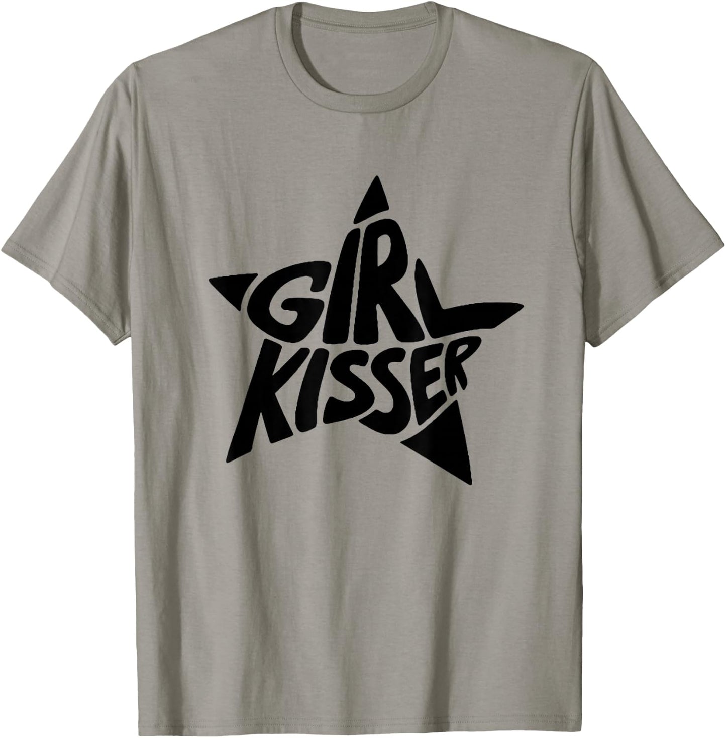 Retro Lesbian Pride Funny Girl Kisser LGBTQ Pride Month T-Shirt - T-Shirt | Sand
