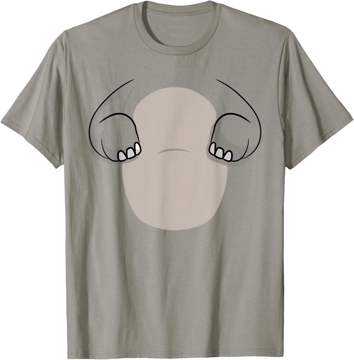 Elephant Body Costume Easy Halloween Costume Gift Funny T-Shirt - T-Shirt | Sand