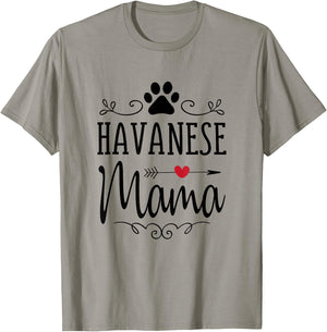 Havanese Mama - Funny Havanese Shirt for Havanese Lover T-Shirt - T-Shirt | Sand
