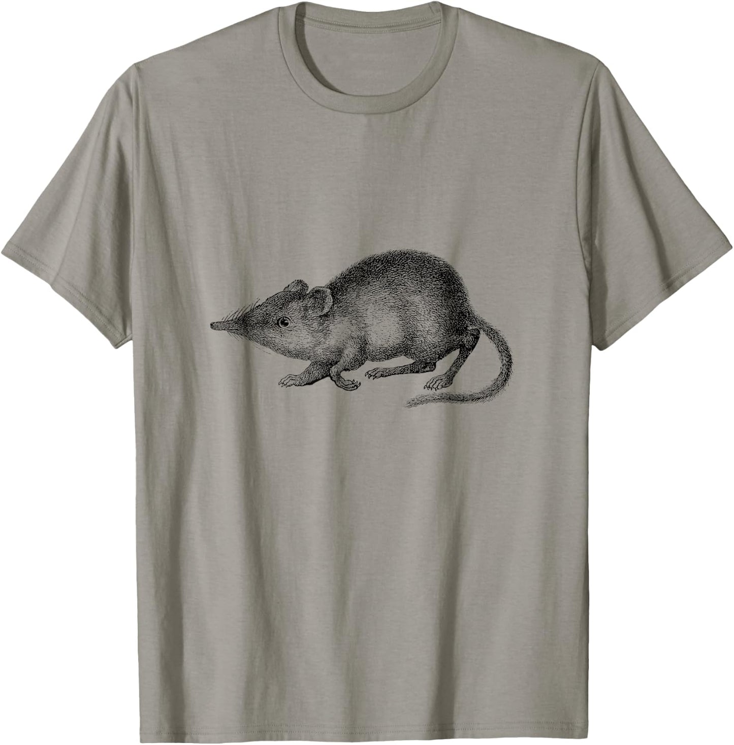 Elephant Shrew Mouse Print T-Shirt - T-Shirt | Sand