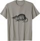Elephant Shrew Mouse Print T-Shirt - T-Shirt | Sand