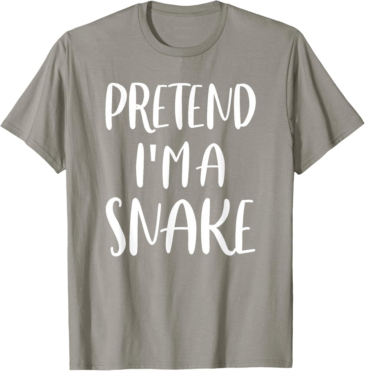 Pretend I'm A Snake Lazy Halloween Costume T-Shirt - T-Shirt | Sand