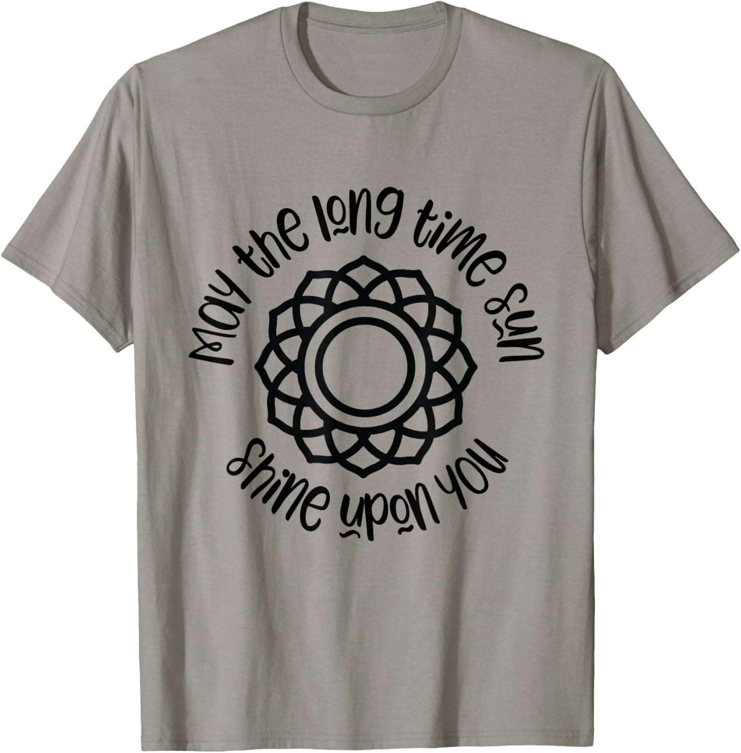 Kundalini Yoga Shirt May The Long Time Sun Shine Upon You T-Shirt - T-Shirt | Sand
