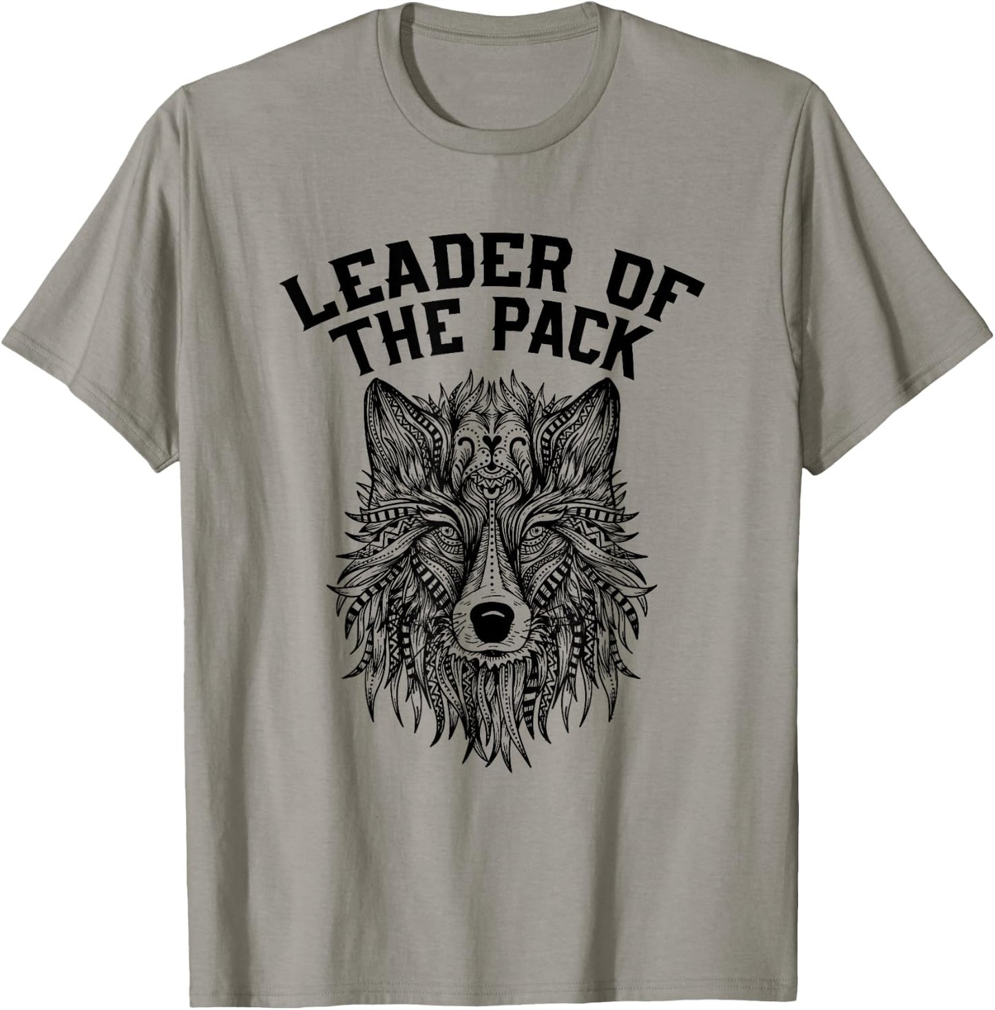 Leader Of The Pack Wolf T Shirt T-Shirt - T-Shirt | Sand
