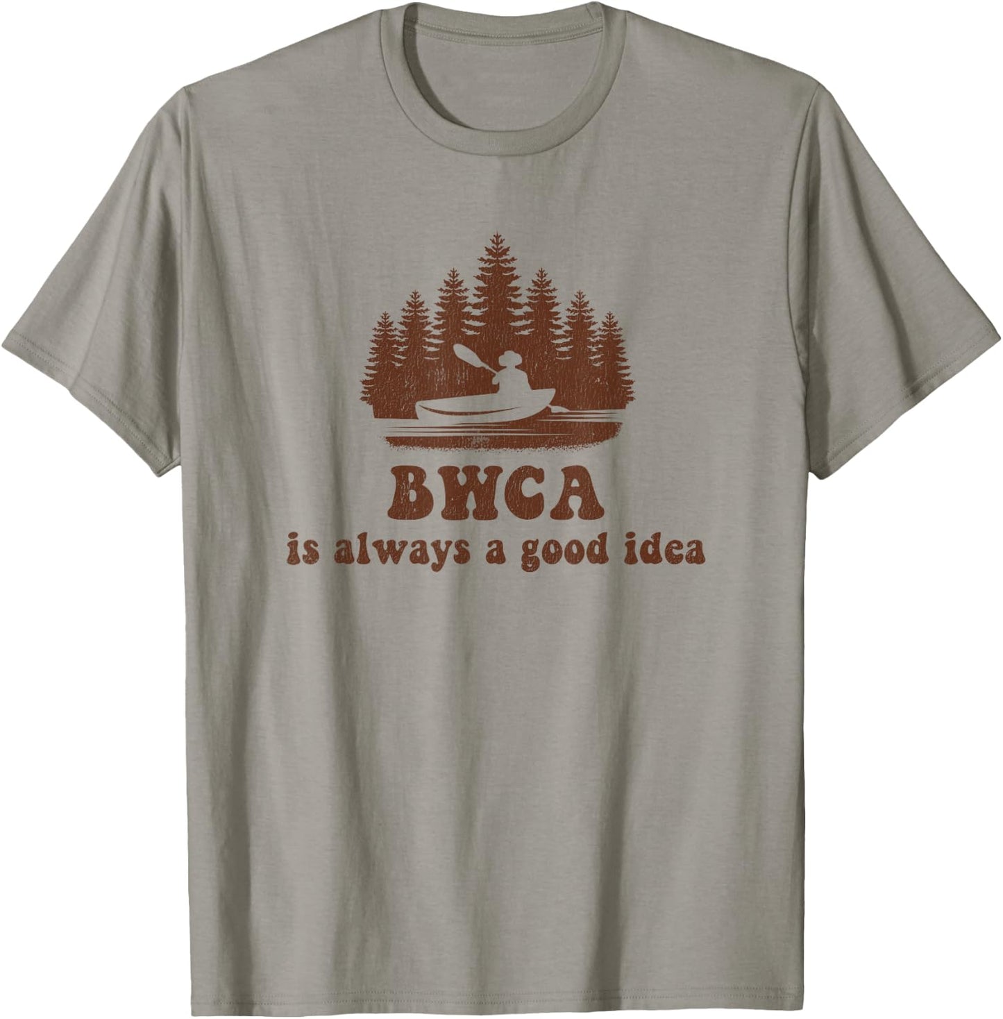 BWCA Boundary Waters Canoe Area T-Shirt - T-Shirt | Sand