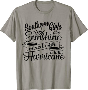 Sassy Southern Girl Texas Pride Cowboy Boots Rodeo Ladies T-Shirt - T-Shirt | Sand