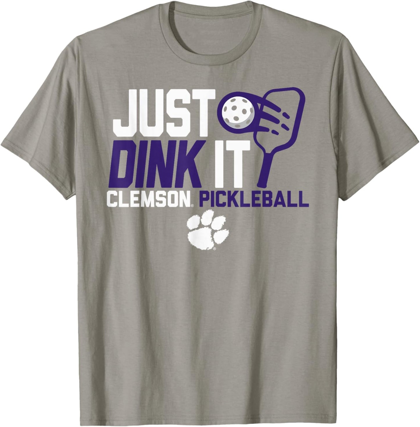 Clemson Tigers Pickleball Dink Orange Officially Licensed T-Shirt - T-Shirt | Sand